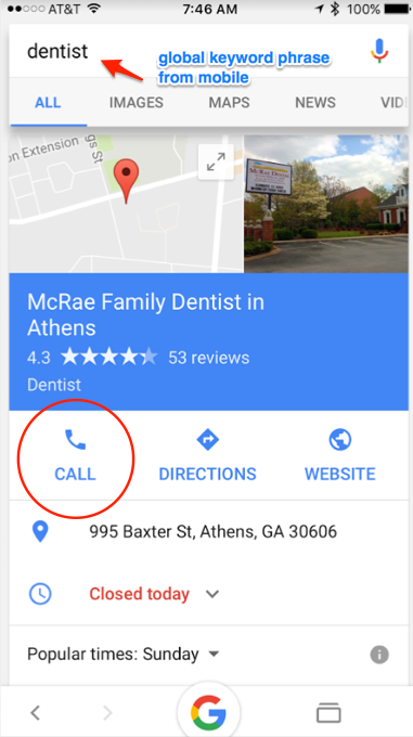 Local Mobile Dentist Featured Listing