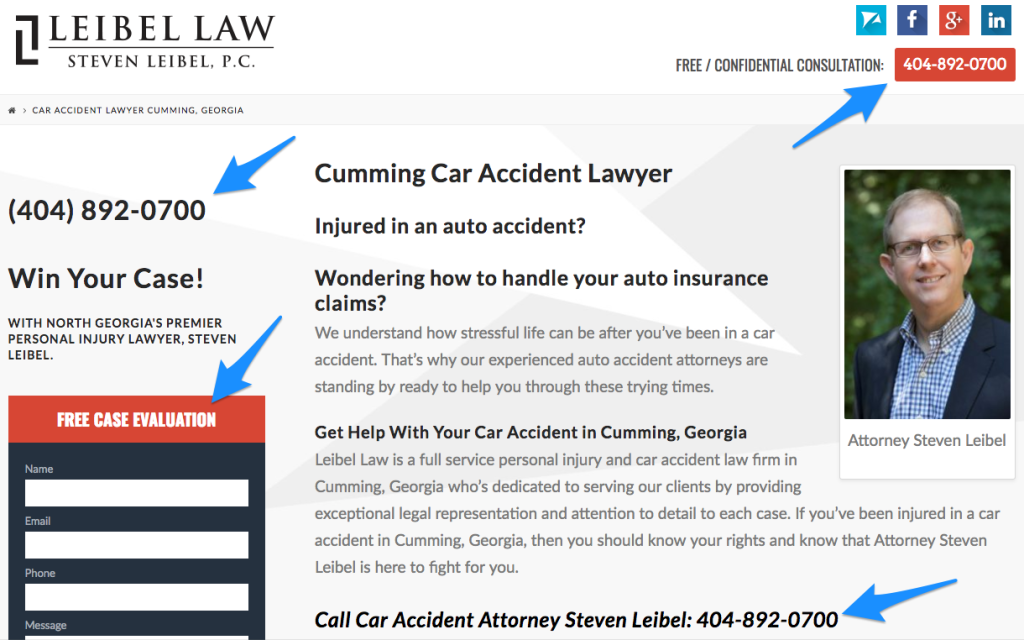 Local Business SEO Call To Action