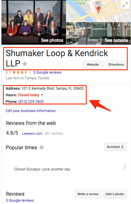 Citations NAP: Local SEO Mistakes