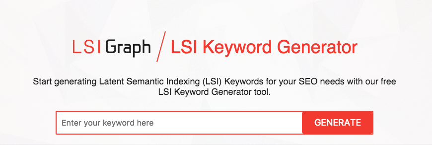 LSI Graph Keyword Research