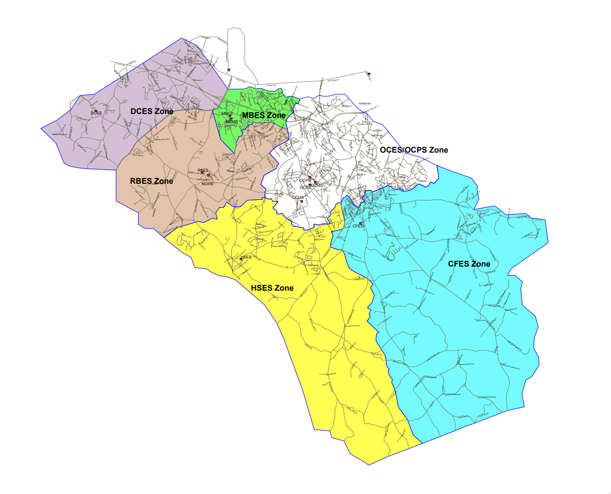 Current Oconee County Elementary School Map Current Oconee County Elementary School Map