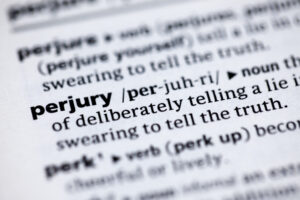 Elements Of Perjury You Need To Be Aware Of