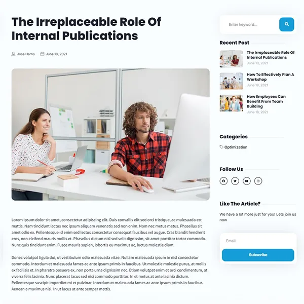 bipper media blog post example